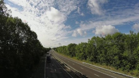 高速公路风景视频