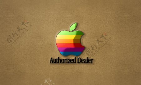 苹果logo样机素材智能贴图