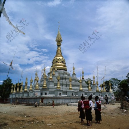 佛教圆形建筑