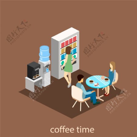 咖啡间设计图片