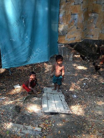 亚洲农村男孩亚洲玩孟加拉国库尔纳