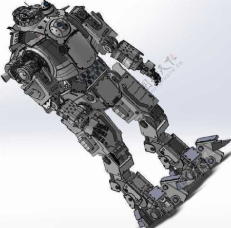 阿特拉斯机器人机械模型