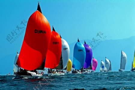 中国杯帆船赛图片