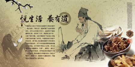 中医文化宣传海报psd素材下载