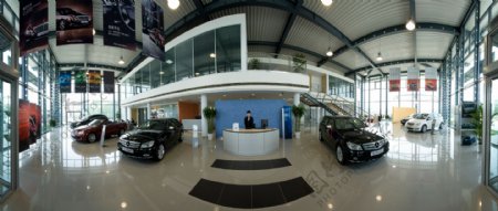 汽车销售中心摄影图片