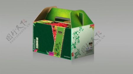 有机蔬菜包装盒