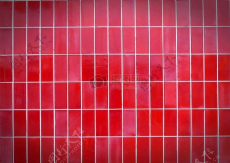 红色的墙面瓷砖