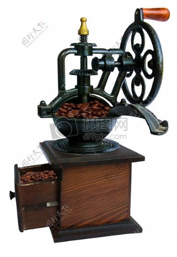 咖啡老曲轴研磨机粉碎机在历史上咖啡咖啡豆