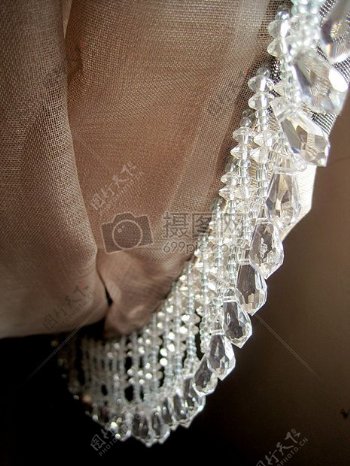 水晶珠帘装饰