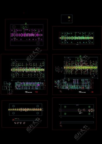 精密级连续模CAD机械图纸