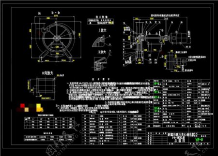 風(fēng)機(jī)CAD機(jī)械圖紙