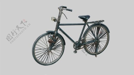 凤凰老款老式自行车单车3DMAX模型素材