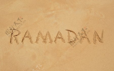 沙滩上的印度字母