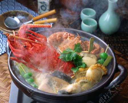 美味海鲜火锅图片