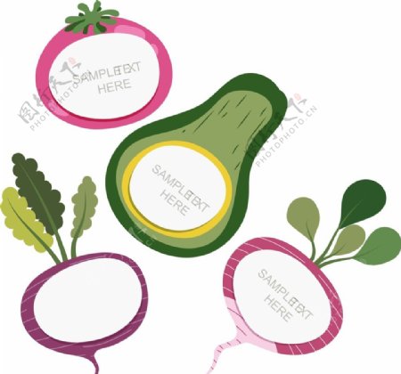 水果标签蔬菜标签