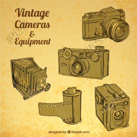 老式相机设备