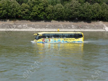黄色的水上巴士
