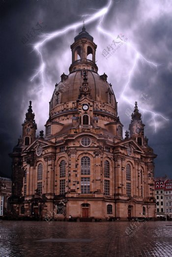 德累斯顿圣母教堂图片