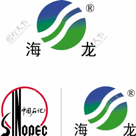 中石化海龙矢量logo
