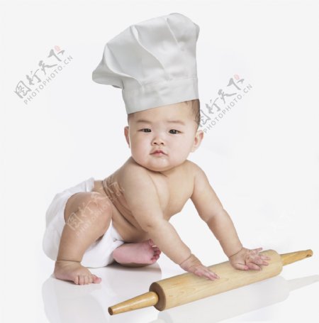 厨师小宝宝图片