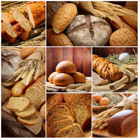 各种面包美食图片