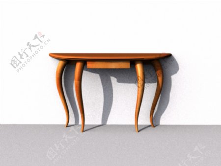 公装家具之桌子0063D模型
