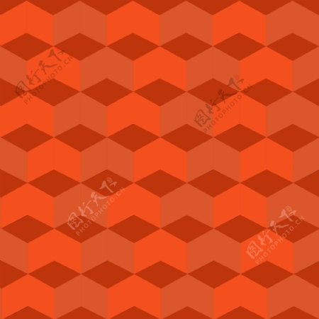 橙色的菱形几何图案