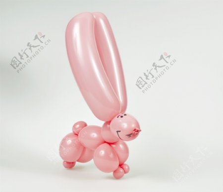 粉丝气球兔子