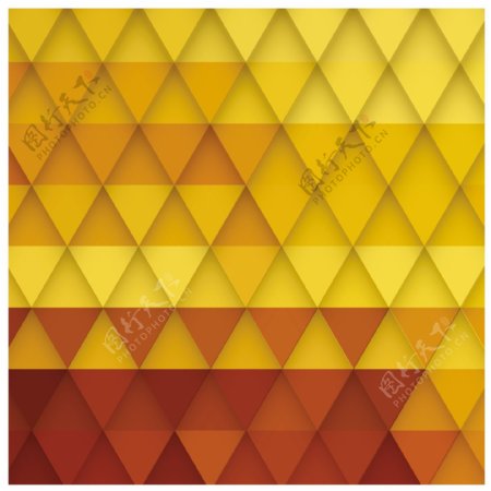 黄色三角形形状背景