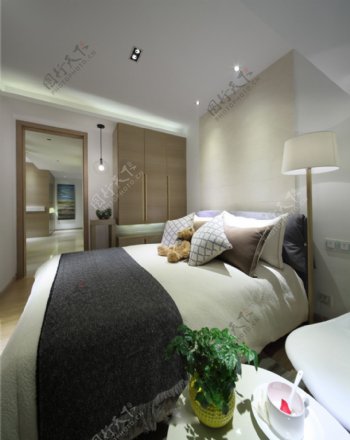 卧室现代风格设计图片素材