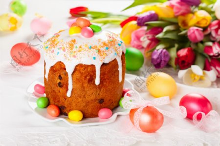 复活节蛋糕图片