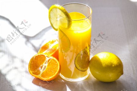 高清柠檬果汁图片