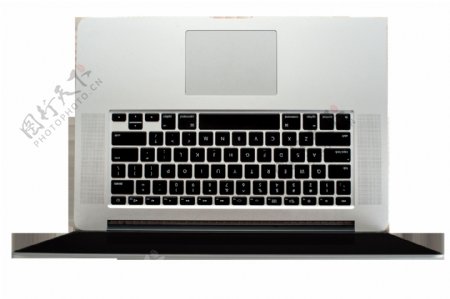 笔记本电脑键盘俯拍图图片