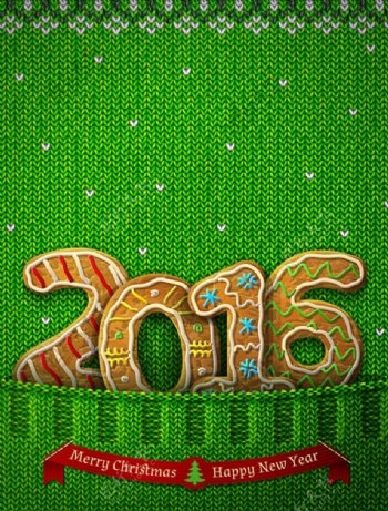 2016饼干字体针织背景