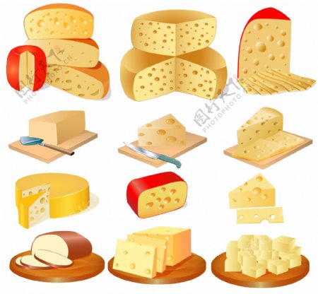 立体奶酪图标