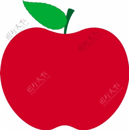 红苹果形状