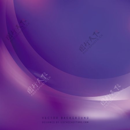 蓝色紫色波浪背景设计