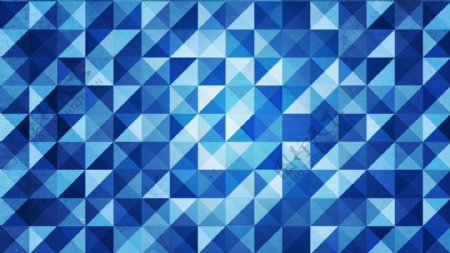 蓝色菱形组合多边形背景图