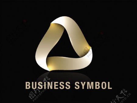 立体丝带logo设计