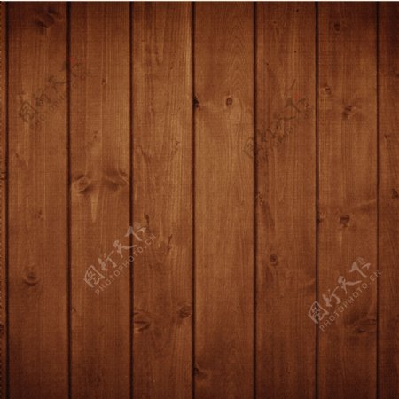 整齐排列的棕红色木板条高清摄影图片