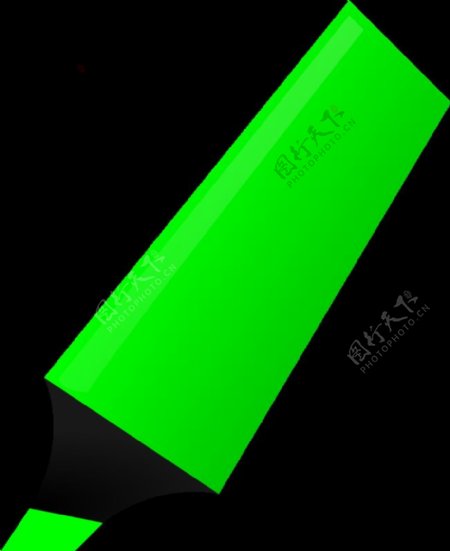 绿色荧光笔