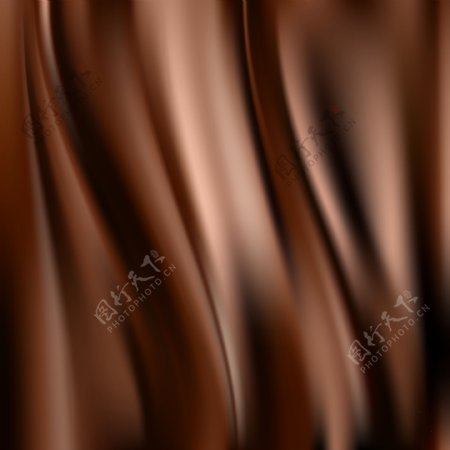 巧克力色丝绸设计矢量素材图片