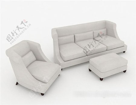 组合沙发3d模型