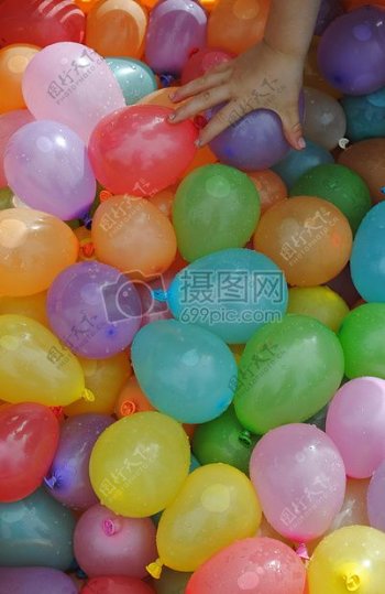 彩色的氢气球