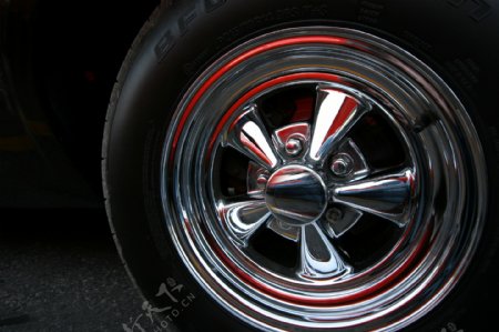 汽车轮胎摄影图片