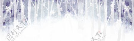 冬装1920雪景背景素材118