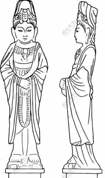 两宋时代版画装饰画矢量AI格式1128