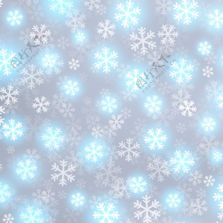 闪亮的雪花背景图片