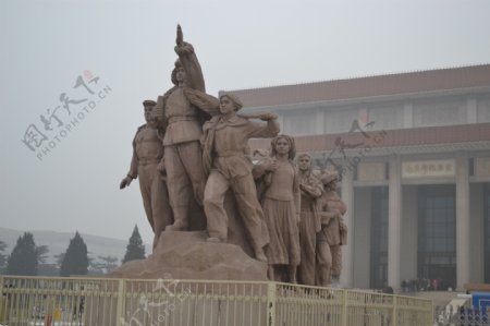 毛主席纪念堂雕像