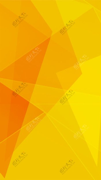 简约黄色渐变几何线条H5背景素材